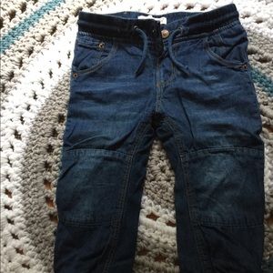 Super comfy baby jeans lined inside like new